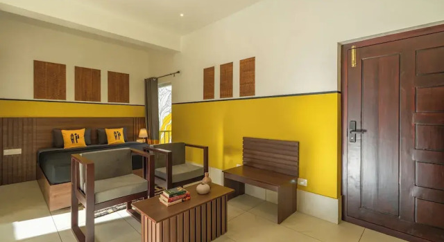 Четырёхместный номер Deluxe с балконом The Hosteller Kodaikanal