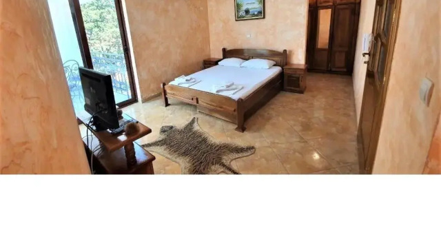 Студия с балконом и с видом на море Villa M