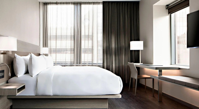 Двухместный номер Standard с видом на город AC Hotel by Marriott Grand Rapids Downtown