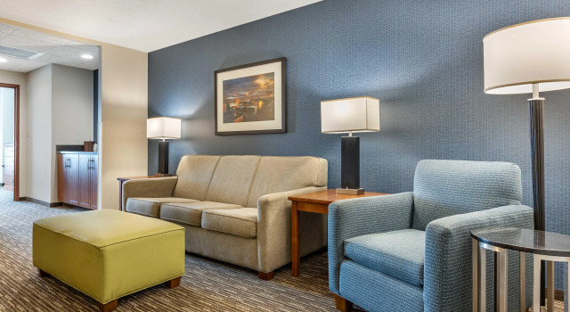 Двухместный люкс с 2 комнатами Drury Plaza Hotel Columbia East