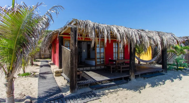 Семейное бунгало с видом на море Hoja de Palma Bungalows