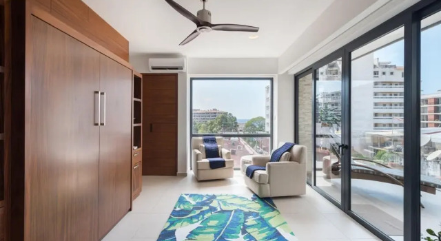Loft 268-404 Ocean Views Spacious Balcony Rooftop Pool, Book Hotel Puerto Vallarta Jalisco