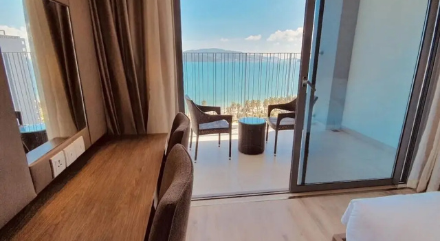 Студия с балконом и с видом на море Cala Coastline Panorama