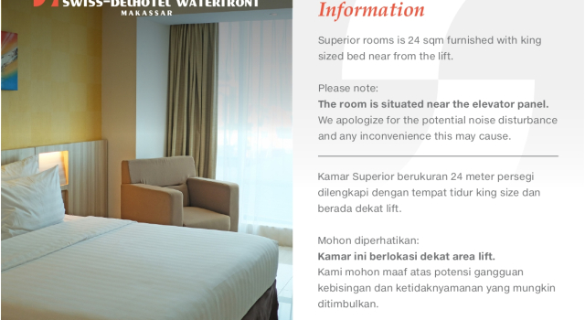 Двухместный номер Superior Swiss-Belhotel Waterfront Makassar