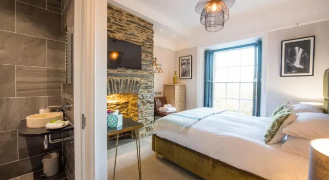 Номер Superior Devils Falls at the Luxury Hafod Hotel Aberystwyth