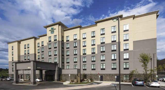 Кровать в общем номере Homewood Suites by Hilton Lynnwood Seattle Everett, WA