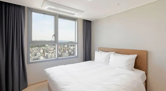 Люкс Дуплекс с видом на город Donghae Oceancity Residence Hotel