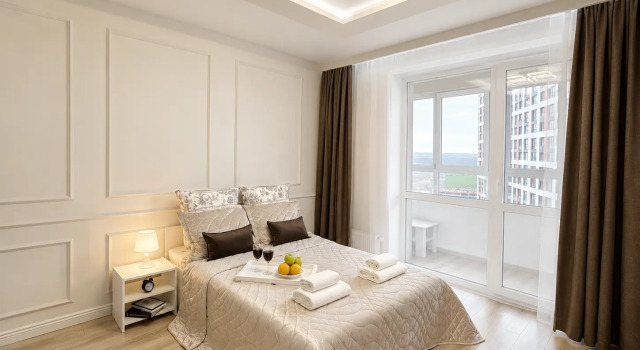4 Seasons on Davletkildeeva Boulevard 18, Rezervovat Apartmán Hotely v Bashkortostan s parkováním, Parkování