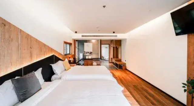 Dwuosobowy suite i balkonem i z widokiem na morze Bay Road Hostel