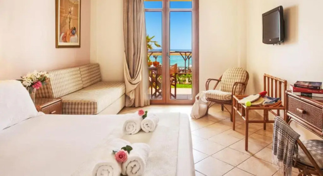 Двухместный номер Standard с видом на море Hotel Paralio