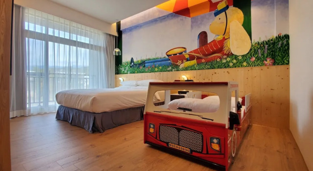 Standaard Driepersoons Familie kamer Building block forest
