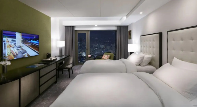 Двухместный номер Deluxe с балконом и с видом на город Paradise Hotel Busan