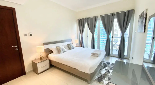 LKV - 1bed with 2 balconies in JLT, Забронировать Апартаменты/квартира Апартаменты Эмирата Дубая, рядом с Dubai Marina Yacht Club, Апартаменты/квартира