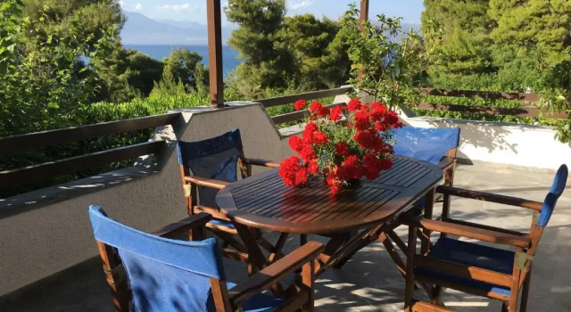 Апартаменты c 1 комнатой ILIOCHARI sea view apartments Oropos - Kalamos