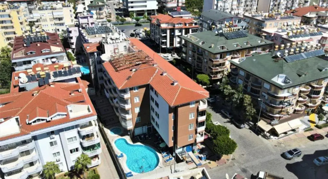 Апартаменты с видом на бассейн Alanya polat tatil evleri