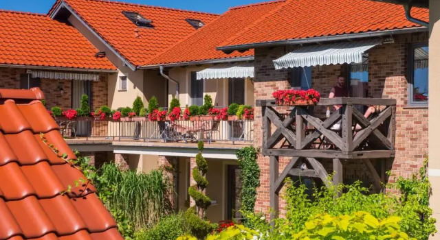 Апартаменты с видом на бассейн Villa Mare Apartamenty