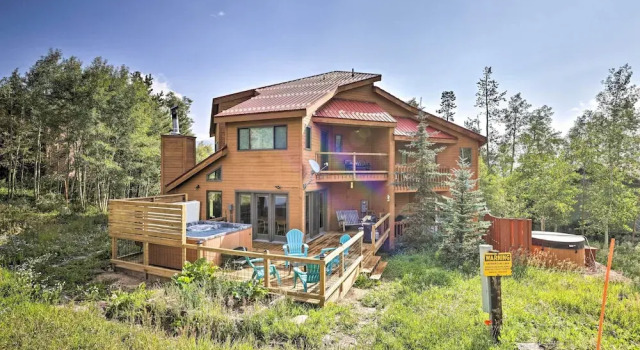 Коттедж 10 Mi to Keystone Resort: Cabin w/ Private Hot Tub