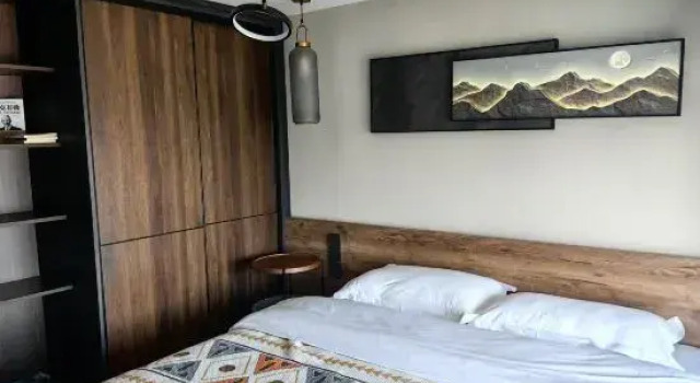 Люкс с 3 комнатами с балконом и с красивым видом из окна Floral Hotel·Free Travel Beach Hotel (Evergrande Golden Beach Branch)