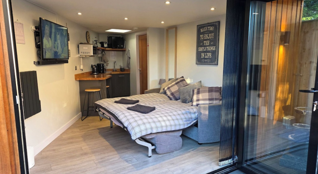 The Chill Garden Room, Rezervasyon Tatil Evi Merseyside villalar, Villa