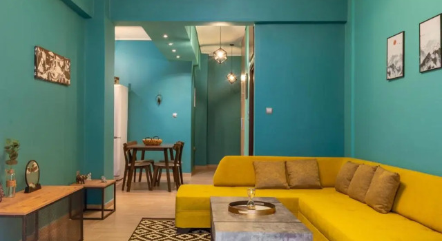 Modern 1-bedroom apartment, 10 mins from metro, Забронировать Апартаменты/квартира Никея-Агиос-Иоаннис-Рендис периферийная единица Пирей