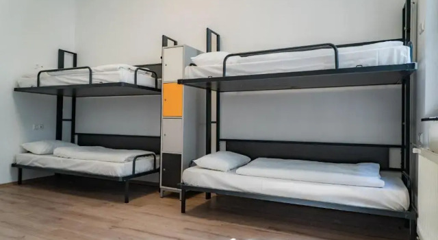 Кровать в общем номере Equity Point Budapest