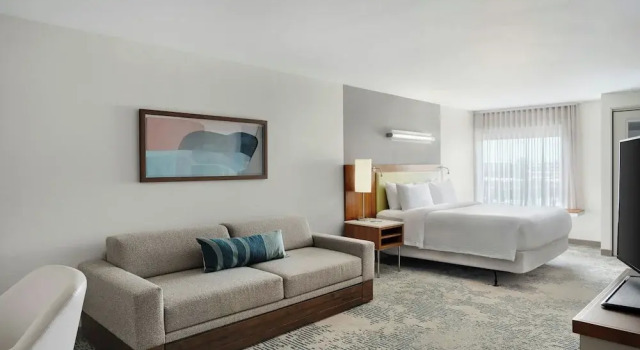 Люкс с видом на парк SpringHill Suites by Marriott Chicago Southeast/Munster, IN