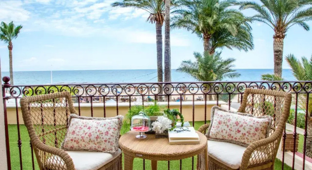 Двухместный номер Superior с видом на море Hotel Los Ángeles Denia