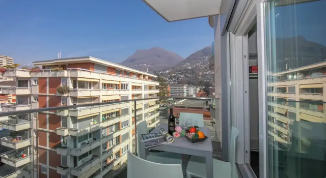 Семейная студия с видом на горы Via al Chioso Apartments