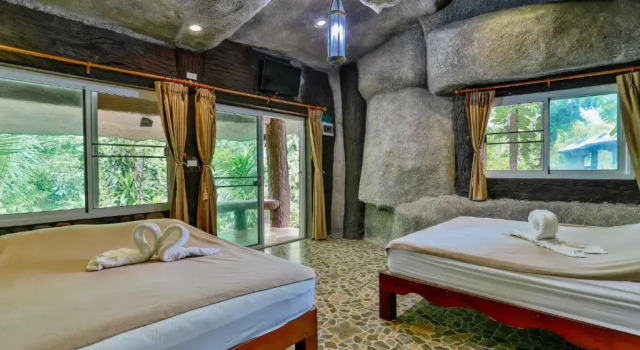 Двухместный номер Deluxe с балконом и с красивым видом из окна Ingthara Resort