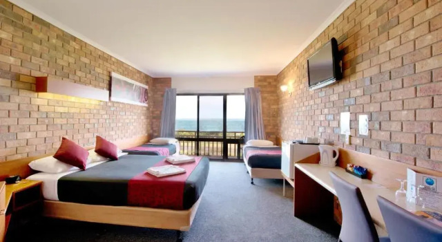 Четырёхместный номер Standard с видом на океан Kangaroo Island Seaside Inn
