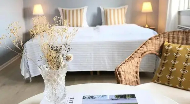 Двухместный номер Deluxe с частичным видом на море Sandkaas Badehotel