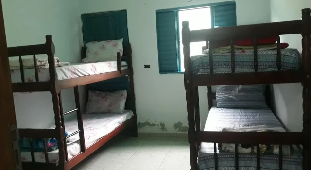 Кровать в общем номере Hostel Kijô