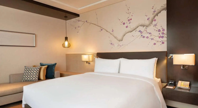 Двухместный номер Deluxe с видом на реку Hilton Garden Inn Dandong