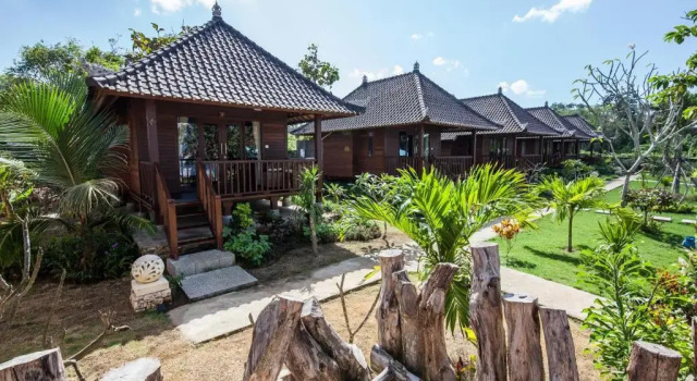 Двухместное бунгало c 1 комнатой The Cubang Huts Lembongan