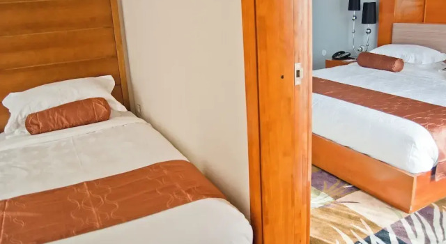 Семейный номер Standard с балконом и с видом на город South Star International Hotel