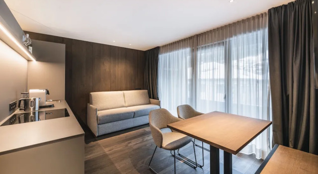 Апартаменты c 1 комнатой с видом на горы Aquila Dolomites Residence