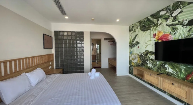 Апартаменты с 2 комнатами с балконом и рядом с пляжем Apartment PHONGLIEM 1