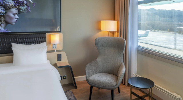 Номер Premium с красивым видом из окна Radisson Blu Hotel, Trondheim Airport