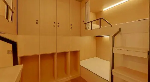 Кровать в общем номере (женский номер) Da Le Zhi Ye Homestay