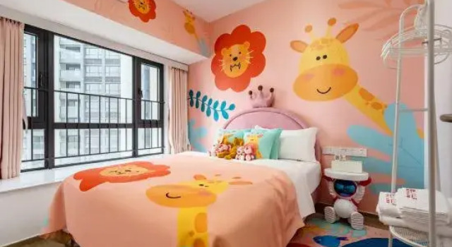 Люкс с 3 комнатами с видом на озеро Jushu Holiday Villa (Meilin Lake Store, Qingyuan)