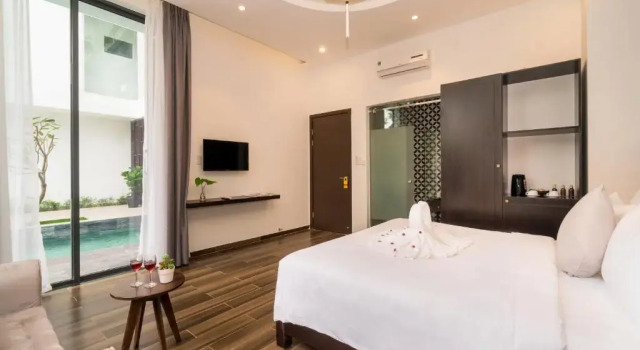 Двухместный номер Standard с видом на бассейн Hoi An Gravel Pool Villa & Spa