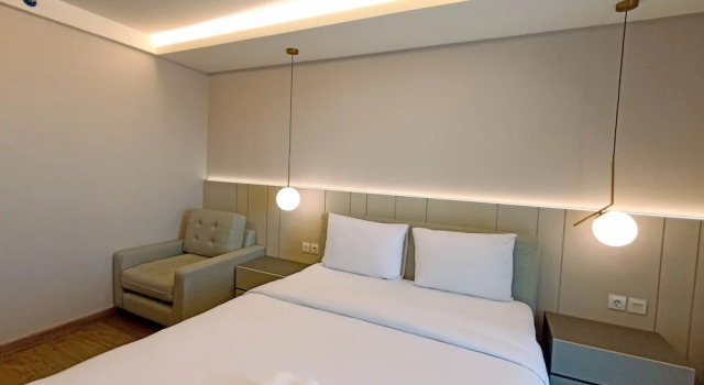 Студия Comfort Studio at 10th Floor Mataram City Apartment By Travelio