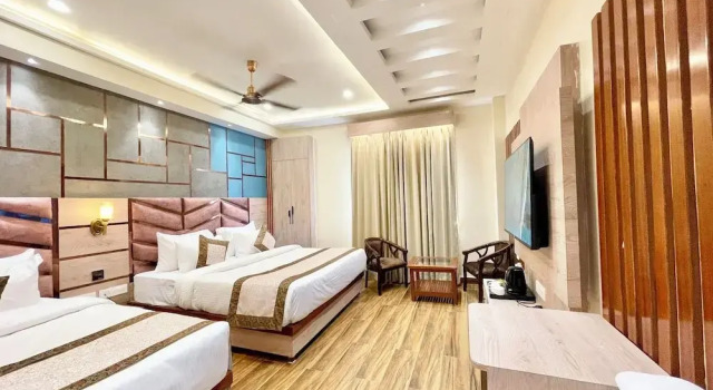 Трёхместный номер Deluxe Hotel Mantavya - Varanasi near Temple