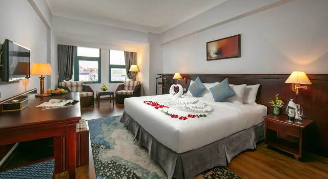 Номер Deluxe The Tray Hotel Hai Phong