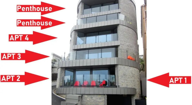 2 The View apartments Ilfracombe - Seafront, Parking, Lift, EV, Забронировать Апартаменты/квартира Отели Илфракомб с парковкой, рядом с Статуя «Истина», Парковка