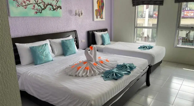 Трёхместный номер Standard с видом на город Samui Green Hotel