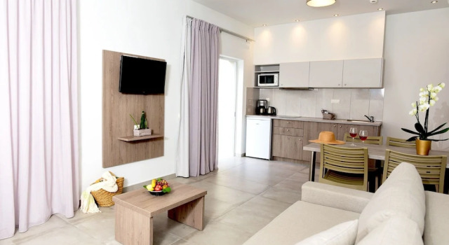 Апартаменты c 1 комнатой с балконом Blue Horizon Apartments