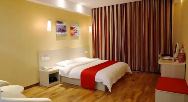 Двухместный номер Standard Thank Inn Hotel Hebei Handan Guantao Zhuxian Road