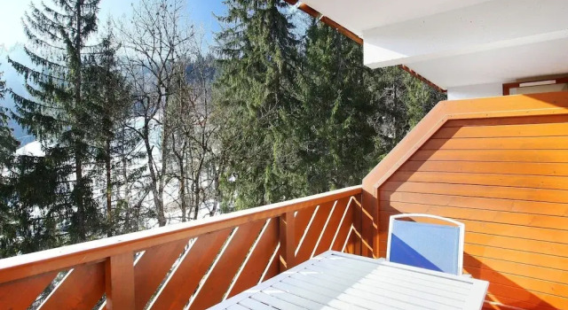 Rustic Studio in Wooded Area at 50 m. From the ski Lift