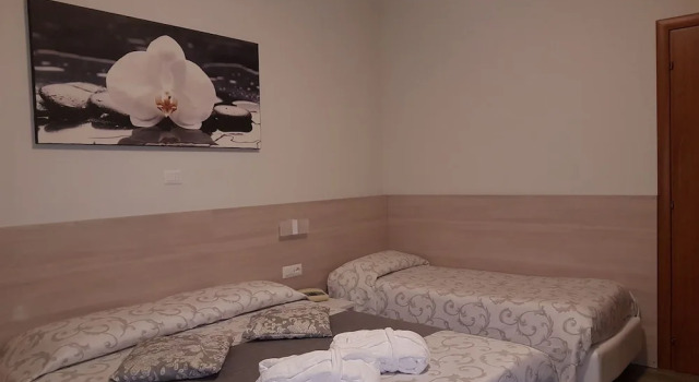 Трёхместный номер Standard с балконом и с видом на озеро Albergo Paradiso
